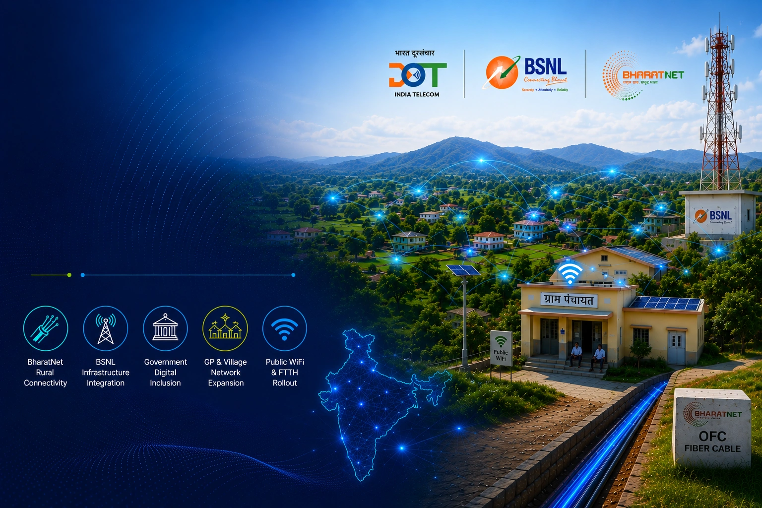 Partnering for Rural Digital India