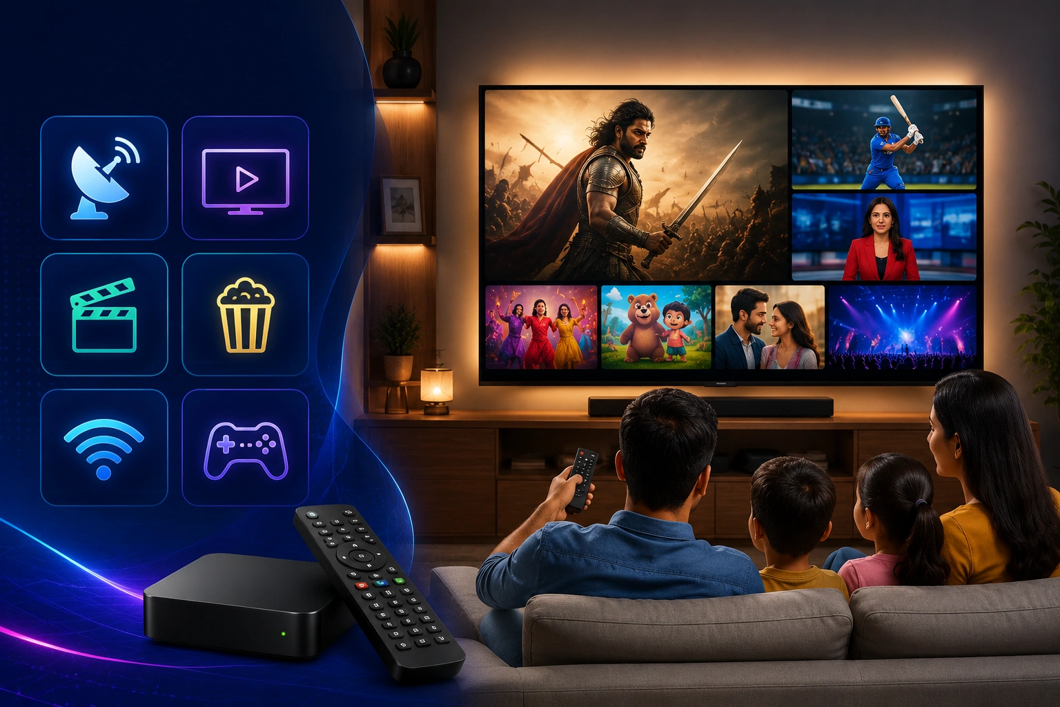 4K IPTV & Smart Entertainment